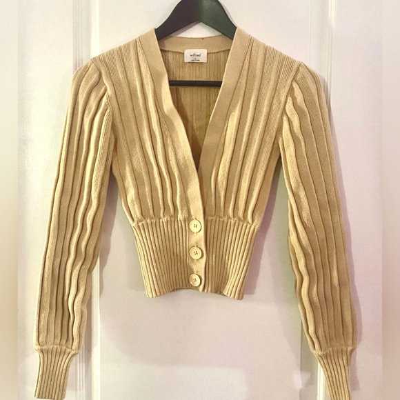 Wilfred crop sweater in beige - Picture 1 of 2